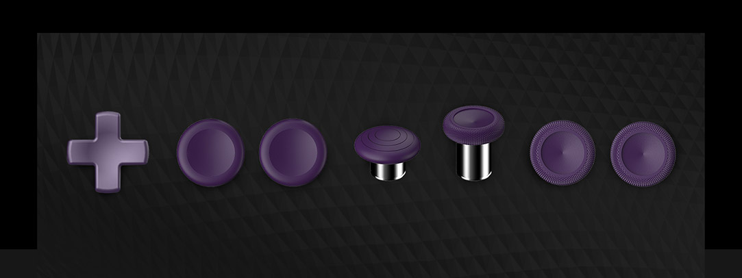 Drążki i pad kierunkowy bezprzewodowego kontrolera Xbox Elite Series 2 spersonalizowane w Xbox Design Lab